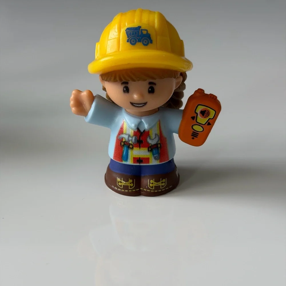 Mattel Little People Colorful Construction Friends Set Of 7